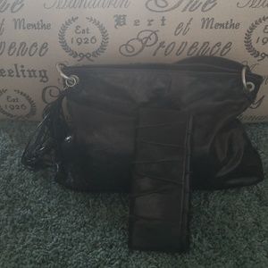 HOBO handbag w/matching wallet